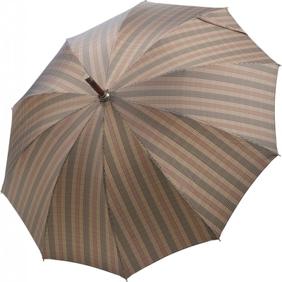 Doppler Manufaktur Oxford Norfolk Ahorn luxusný pánsky palicový dáždnik pískový