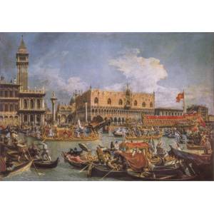 Clementoni - Puzzle Return of the Bucentoro to the Molo on Ascension Day - 1 000 piese
