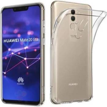 Huawei Ултра тънък силиконов гръб за Huawei Mate 20 Lite, Прозрачен (3157)