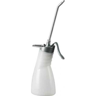 PRESSOL® Dílenská olejnička PE, bílá, 200 ml, tryska zalomená 135 mm