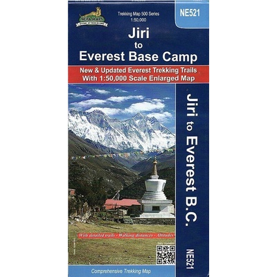 Everest Base Camp 1:50 000 - turistická mapa