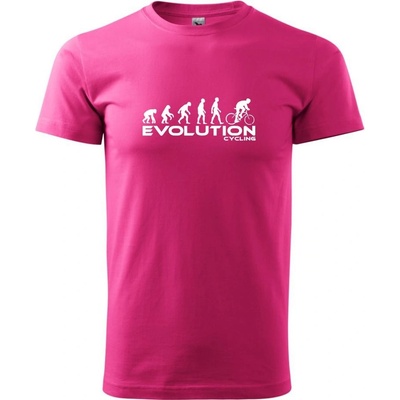 Evolúcia cyklistiky tričko purpurové