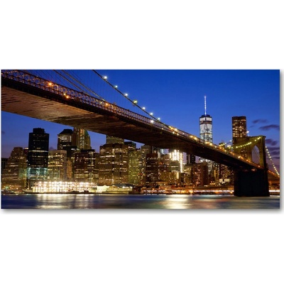Foto obraz sklo tvrzené Manhattan New York 100x50 cm