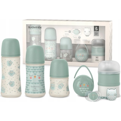Suavinex Premium novorozenecký set Bonhomia zelená