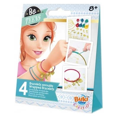 Buki France Творчески комплект Buki France - Направи си сам разноцветни гривни (BKBE303)