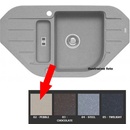 Kuchynské drezy Alveus Niagara 60 chocolate