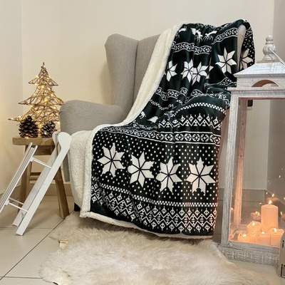 Jahu deka BERÁNEK winter zelený 150x200