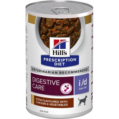 Hill's HILL'S PD Prescription Diet Canine i/d Нискомаслено ястие 354 г - консерва