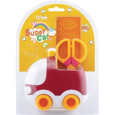 O-Life Органайзер-кола, със стикери, червен (1060180005)