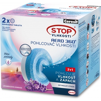Ceresit Stop vlhkosti náhradné tablety Aero 2 x 450 g levanduľa