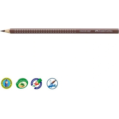 Faber-Castell Цветен молив FABER-CASTELL Grip 2001 триъгълен тъмнокафяв 112476 (112476)