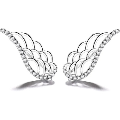 Majya stříbrné náušnice CATHLIN 10156