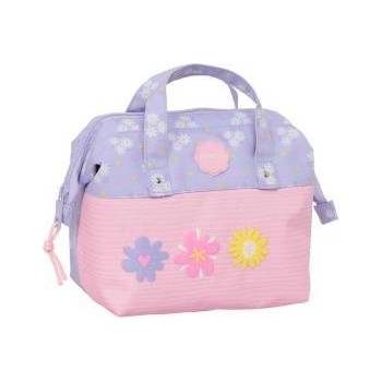 SAFTA Пътническа Чантичка Safta Bouquet Розов Люляк 26.5 x 17.5 x 12.5 cm