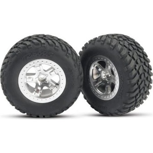 Traxxas колело 2.2/3.0", джанта SCT сатен, гума SCT (2) (2WD преден)