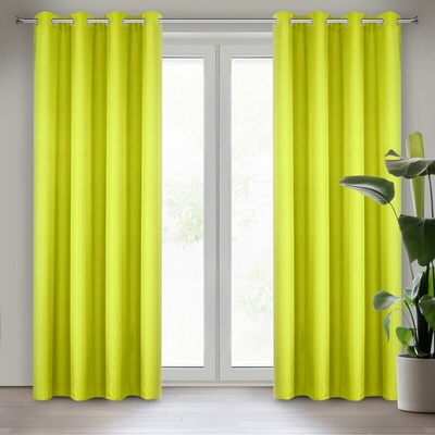Takoy Jednofarebný záves RITA z hladkej tkaniny 140 x 250 cm-HF-457601 | 140 x 250 cm