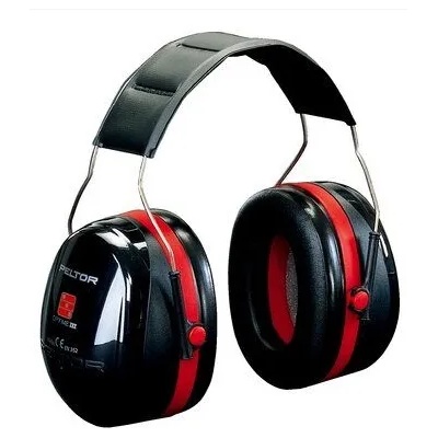 3М Science Applied to Life Антифони 3M PELTOR Optime III - до 34 dB защита, черно/червено (7000039622)