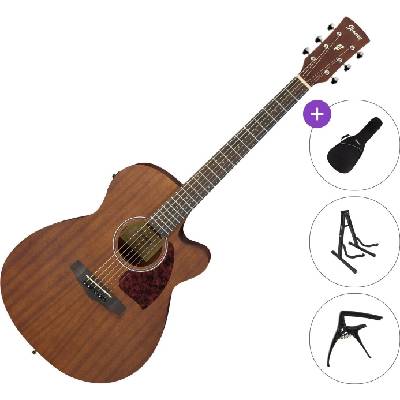 Ibanez PC12MHCE-OPN Standard SET Open Pore Natural Електро-акустична китара Джъмбо