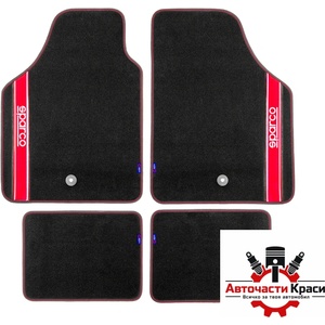 Sparco Универсални мокетни стелки Sparco - 03763BRS с червено