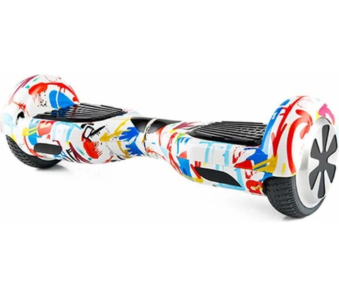 Hoverboard standard grafitty bílý
