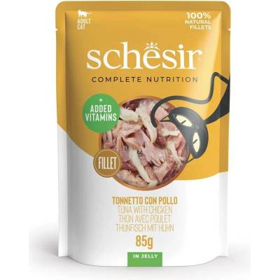 Schesir Cat tuňák a kuřecí filety 85 g