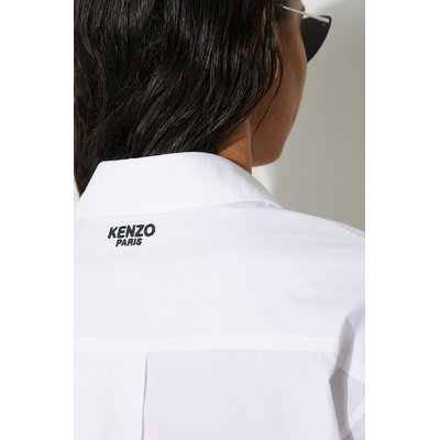 KENZO Памучна риза Kenzo Boke Flower Oversized Shirt (FE62CH2569LS.01)