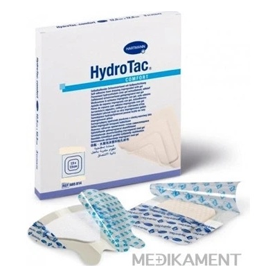 HydroTac Comfort - krytie na rany penové hydropol. impregnované gélom, samolepiace (8 x 8 cm