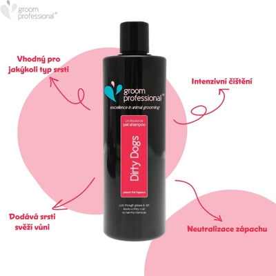 Groom Professional Berry Blast Shampoo čisticí 450 ml