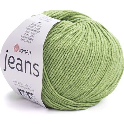 Yarn Art příze YarnArt Jeans 69 zelené jablko