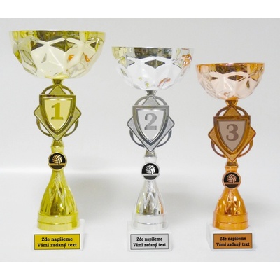 VIZINGR Volejbalové poháry 537-LAC023 537-LAC023/27 cm