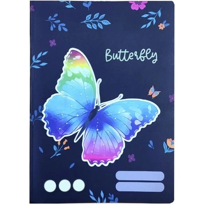 KARTON P+P Тетрадка карирана OXY A/5 32 страници 27-32 Butterfly 7-477 (7-477)