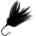Меки пера за еротично докосване, черни - Darkness Feathers Black (D-221172)
