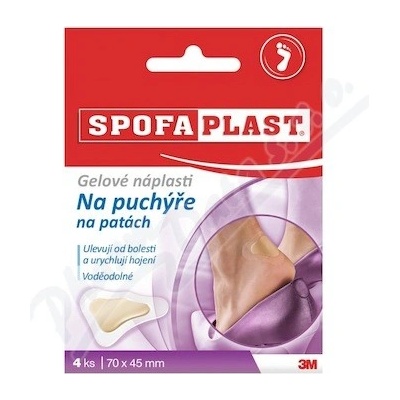 3M Spofaplast 912 Gel.nápl.puchýře na patách 4 ks