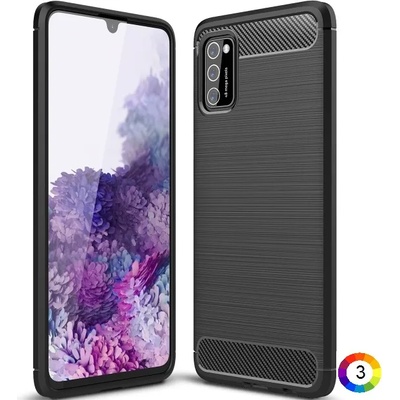 Samsung Galaxy A03s Удароустойчив Carbon Fiber Калъф и Протектор