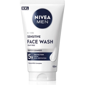 Nivea MEN Sensitive почистващ гел за чувствителна кожа на лицето 150ml
