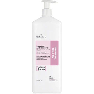 Brelil Professional No Frizz šampon pro nepoddajné a krepatějící se vlasy 1000 ml