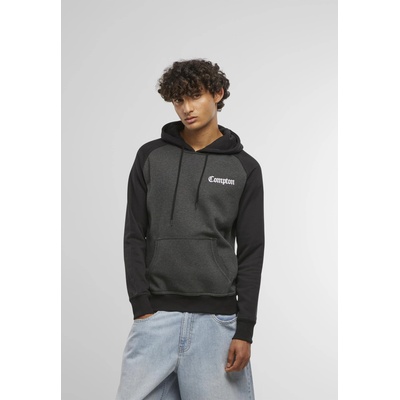 Mister Tee Compton Wording EMB Raglan Hoody cha/blk XXLUB-MT3922-00314 - Бял, размер M