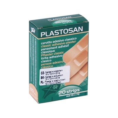 PLASTOSAN ZM K013 Náplasť s vankúšikom 20 kusov