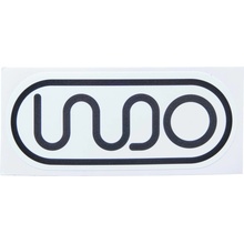 Indo Logo Scooter Sticker White Samolepka