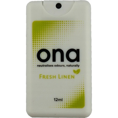 ONA Spray Card Fresh Linen neutralizátor zápachu 12 ml