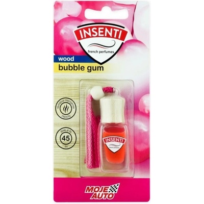 Moje Auto INSENTI WOOD BUBBLE GUM BLISTER 8 ml