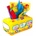 Man Yuk Toys Разнообразни материали кутия за кърпички - жълта (057-7a)