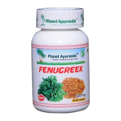 Planet Ayurveda Pískavice řecké seno Fenugreek extrakt 8:1 500 mg 60 kapslí