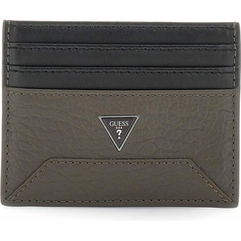 Guess Kožené pouzdro na karty SMBAGRLEA25-DKB
