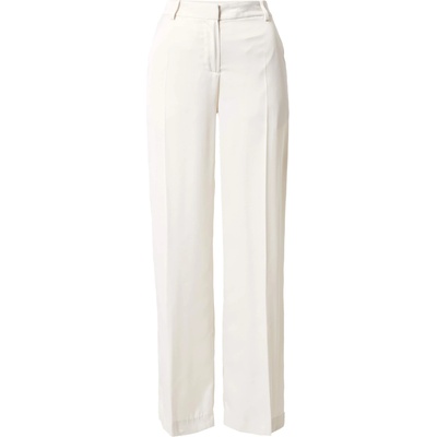 WEEKDAY Панталон с ръб 'Riley' бяло, размер 42
