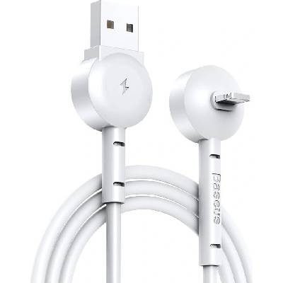 Baseus CALQX-02 USB datový/dobíjecí pro iPhone 5/6/7/8/X, 2,1A, bílý