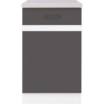 Image 1 of Black Red White Долен шкаф d1d/50/82/l- ляв