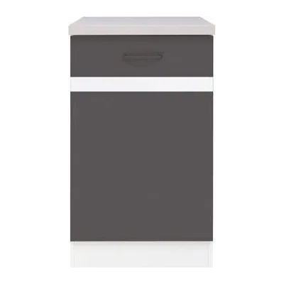 Black Red White Долен шкаф d1d/50/82/l- ляв