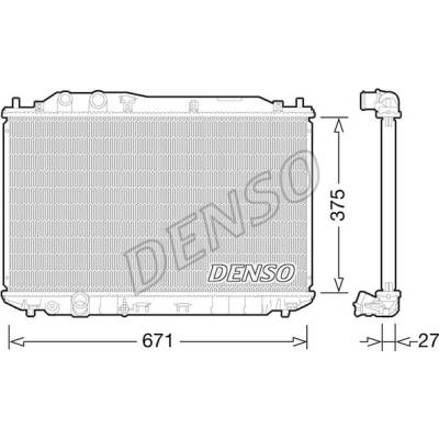 DENSO DRM40029 Chladič, chlazení motoru (DRM40029)