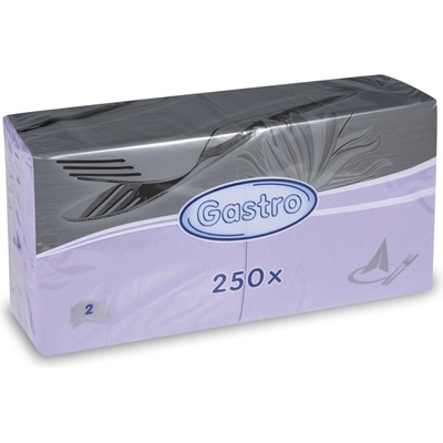 Gastro 86912 servítky 2V svetlofialové 250ks 33x33cm