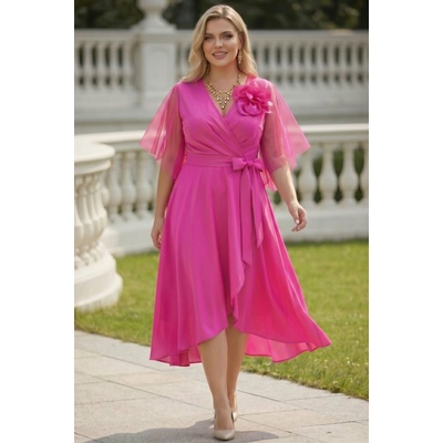 Bosca Fashion šaty Aurora Glossy fuchsiové
